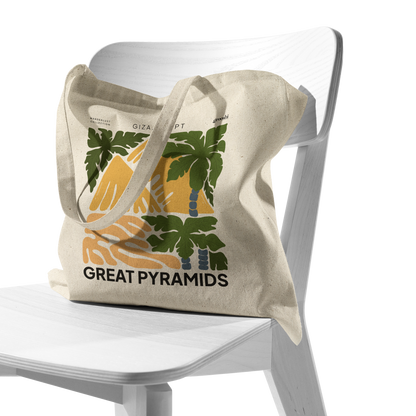 GREAT_PYRAMIDS_EGYPT_CottonTote_S_Chair_AS_Mockup.png
