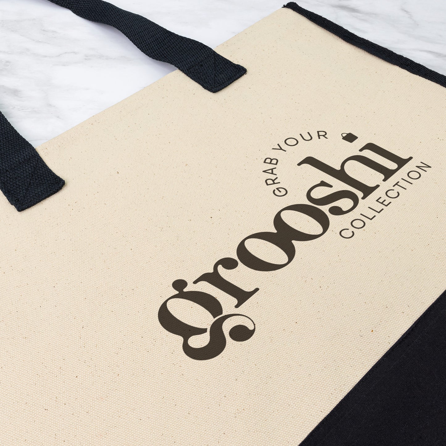 Deluxe Cotton Tote - Grab Your Grooshi Collection